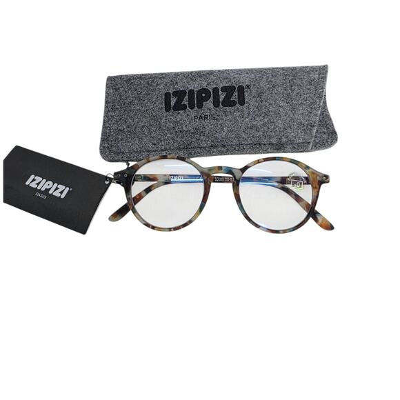 Izipizi Unisex Screen Protector Glasses SCR#D C18 DJ +0.00/PD Blue Tortoise New - Picture 1 of 8